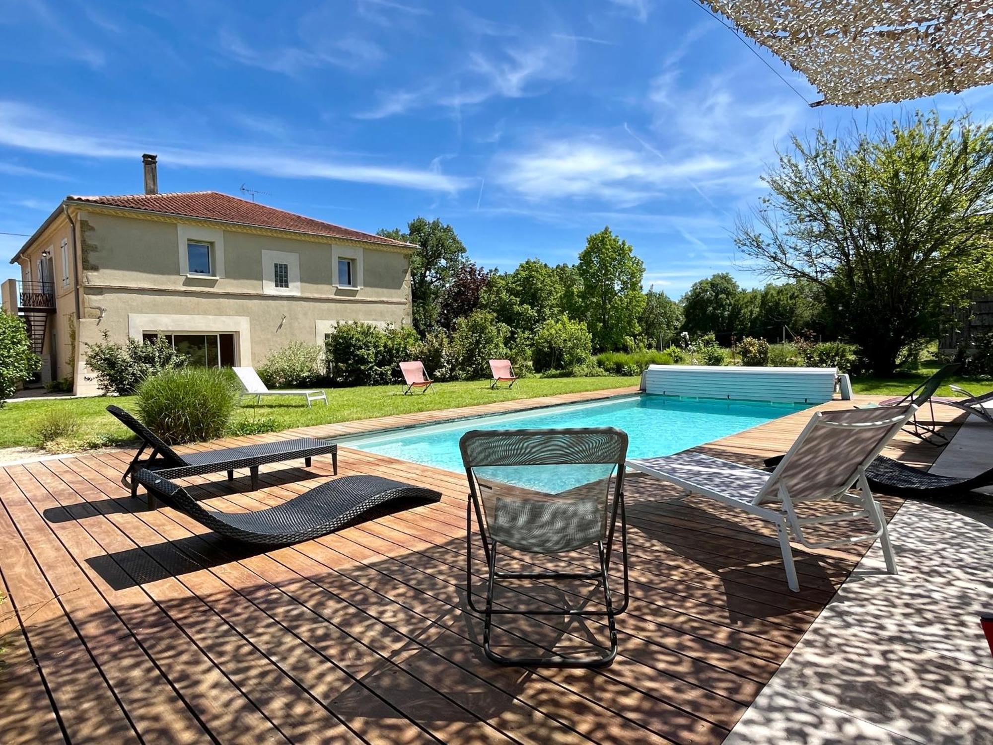Gite Campagne Famille 15 Pers Piscine Chauffee Jeux Enfants Petanque Saint-Sauvy Екстер'єр фото